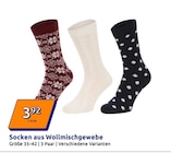 Socken aus Wollmischgewebe bei Action im Kirchhain Prospekt für 3,92 €