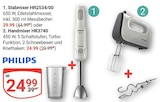 Stabmixer HR2534/00 im Angebot bei GLOBUS in Altenburg Stabmixer HR2534/00 Angebote von Philips bei GLOBUS Altenburg für 24,99 €