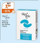 Gesichtspflege im Müller Prospekt Hyaluron Recharge Eye Patches von Skinable im aktuellen Müller Prospekt für 7,99 €