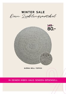 Wolle im Kibek Prospekt "WINTER SALE" mit 18 Seiten (Münster)