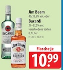 Jim Beam oder Bacardi bei famila Nordost im Osterholz-Scharmbeck Prospekt für 10,99 €