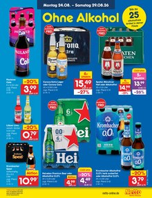 Bier im Netto Marken-Discount Prospekt "Aktuelle Angebote" mit 70 Seiten (Rostock)