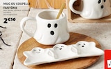 Mug ou Coupelle Fantôme en promo chez Gifi Mug ou Coupelle Fantôme dans le catalogue Gifi