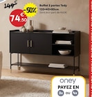 Buffet 2 portes Tedy - Maxi Bazar Buffet 2 portes Tedy à 74,50 € dans le catalogue Maxi Bazar