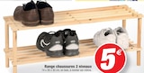 Range chaussures 2 niveaux en promo chez Bazarland Échirolles à 5,00 €