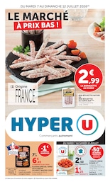Prospectus Hyper U à Burie, "LE MARCHÉ À PRIX BAS !", 10 pages, 07/07/2026 - 12/07/2026