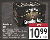 Krombacher im Angebot bei E center in Chemnitz Krombacher Angebote bei E center Chemnitz für 10,99 €