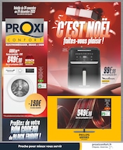 Prospectus Multimédia & Electroménager Proxi Confort en cours à Saint-Genis-Laval et alentours, "C'EST NOËL faites-vous plaisir !", 4 pages, 24/11/2025 - 24/12/2025 Catalogue Multimédia & Electroménager Proxi Confort en cours à Saint-Genis-Laval et alentours, "C'EST NOËL faites-vous plaisir !", 4 pages, 24/11/2025 - 24/12/2025