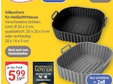 Silikonform für Heißluftfritteuse bei GLOBUS im Roggentin Prospekt für 5,99 €