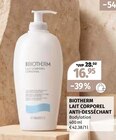 LAIT CORPOREL ANTI-DESSÉCHANT im Müller Prospekt LAIT CORPOREL ANTI-DESSÉCHANT von BIOTHERM im aktuellen Müller Prospekt für 16,95 €