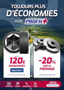 Catalogue Profil Plus de la semaine "TOUJOURS PLUS D'ÉCONOMIES AVEC PROFIL+" avec 1 page, valide du 21/06/2026 au 30/06/2026 pour Gisors et alentours Prospectus Profil Plus de la semaine "TOUJOURS PLUS D'ÉCONOMIES AVEC PROFIL+" avec 1 page, valide du 21/06/2026 au 30/06/2026 pour Gisors et alentours
