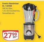 Standmixer im Angebot bei GLOBUS in Krefeld Standmixer Angebote von Emerio bei GLOBUS Krefeld für 27,99 €