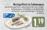 Heringsfilets in Sahnesauce Angebote bei E center Moers für 1,19 €