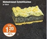 Mohnstreusel-Schnittkuchen für 1,20 € bei V-Markt im Angebot Mohnstreusel-Schnittkuchen im aktuellen V-Markt Prospekt