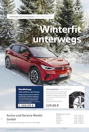 Volkswagen Prospekt für Goldberg mit 1 Seite Volkswagen Prospekt "Auf ins Wintervergnügen" für Goldberg, 1 Seite, 01.01.2025 - 28.02.2025
