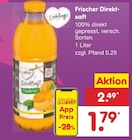Frischer Direktsaft im Angebot bei Netto Marken-Discount in Gelsenkirchen Frischer Direktsaft Angebote bei Netto Marken-Discount Gelsenkirchen für 1,79 €