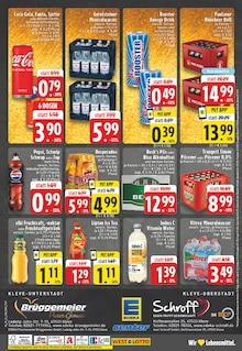 Coca Cola im E center Prospekt "Aktuelle Angebote" mit 24 Seiten (Kleve)