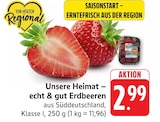 Aktuelles Unsere Heimat – echt & gut Erdbeeren Angebot bei E center in Stuttgart ab 2,99 €