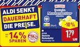 Deutsche Markenbutter von Milsani für 1,79 € bei ALDI Nord im Angebot Deutsche Markenbutter von Milsani im aktuellen ALDI Nord Prospekt