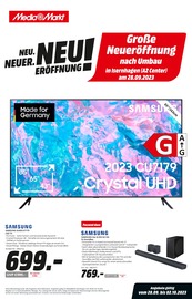 Fernseher im MediaMarkt Saturn Prospekt in Lehrte Aktueller MediaMarkt Saturn Prospekt mit Fernseher, "Aktuelle Angebote", Seite 1