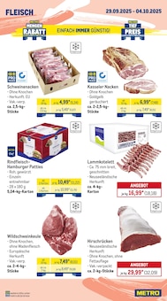 Lamm im METRO Prospekt "Wochenangebote Gastro + MonatsMenü + METRO Markets" mit 40 Seiten (Remscheid)
