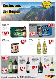Bier im aktuellen Trinkgut Prospekt (München) Bier im Trinkgut Prospekt "Aktuelle Angebote" mit 4 Seiten (München)