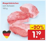 Magerbäckchen im Angebot bei Netto Marken-Discount in Straubing Magerbäckchen Angebote bei Netto Marken-Discount Straubing für 1,19 €