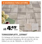 Terrassenplatte Catania Angebote bei OBI Frankfurt für 4,49 €