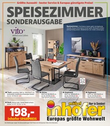 Möbel Inhofer Prospekt für Senden mit 12 Seiten Möbel Inhofer Prospekt für Senden: "SPEISEZIMMER SONDERAUSGABE", 12 Seiten, 10.06.2022 - 16.07.2022
