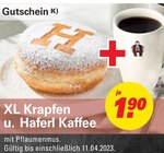 XL Krapfen u. Haferl Kaffee von  im aktuellen Höffner Prospekt für 1,90 €