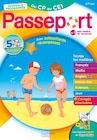 Cahier de vacances Passeport en promo à 5,90 € chez Carrefour Cahier de vacances Passeport dans le catalogue Carrefour