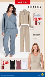 Pyjama Femme Angebote im Prospekt "Moins Cher !" von Lidl auf Seite 41