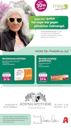 Apotheke Prospekt von mea - meine apotheke in Öhringen Aktueller mea - meine apotheke Apotheken Prospekt für Öhringen: Unsere Juli-Angebote mit 4} Seiten, 01.07.2025 - 31.07.2025