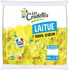 100% CŒUR DE LAITUE - LES CRUDETTES - Intermarché 100% CŒUR DE LAITUE - LES CRUDETTES à 0,48 € dans le catalogue Intermarché