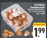 Champignons braun bei EDEKA im Pegnitz Prospekt für 1,99 €