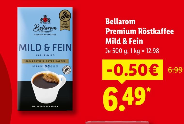Premium Röstkaffee Mild & Fein