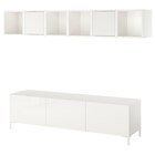 TV-Bank weiß/Selsviken/Nannarp Hochglanz/Frostglas weiß von BESTÅ / EKET für 479,94 € bei IKEA im Angebot TV-Bank weiß/Selsviken/Nannarp Hochglanz/Frostglas weiß von BESTÅ / EKET im aktuellen IKEA Prospekt