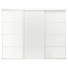 Schiebetür-Kombination weiß/weiß Glas bei IKEA im Prospekt  für 1.100,00 €