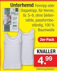 Unterhemd Feinripp im Angebot bei Zimmermann in Magdeburg Unterhemd Feinripp Angebote bei Zimmermann Magdeburg für 4,99 €