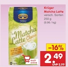 Matcha Latte von Krüger für 2,49 € bei Netto Marken-Discount im Angebot Matcha Latte von Krüger im aktuellen Netto Marken-Discount Prospekt