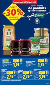 Promotion Framboise dans le prospectus Lidl, valable du 29/01/2026 au 04/02/2026 Promo Framboise dans le catalogue Lidl du moment à la page 9