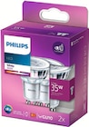 Pack spots LED - Philips en promo chez Monoprix Caen à 14,19 €