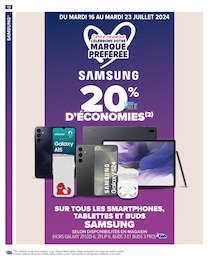 Offre Samsung dans le catalogue Carrefour du moment à la page 14