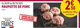 Promo Paupiette de porc à 2,50 € dans le catalogue Rayon Boucherie Carrefour à Cournonterral