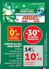 Lessive All in 1 Pods Original - Ariel - Super U à Roanne Lessive All in 1 Pods Original - Ariel en promo chez Super U Roanne à 10,43 €