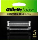 Rasierklingen, Labs Champion Gold Angebote von Gillette bei dm-drogerie markt Hattingen für 23,95 €