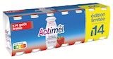 Actimel Yaourt à boire Édition Limitée Fraise - Danone dans le catalogue Intermarché Super