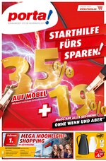porta Möbel Prospekt "Starthilfe fürs Sparen! ", 4 Seiten, für Gütersloh, 29.01.2020 - 04.02.2020 porta Möbel Prospekt "Starthilfe fürs Sparen! ", 4 Seiten, für Gütersloh, 29.01.2020 - 04.02.2020