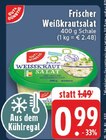 Aktuelle Feinkostlebensmittel Angebote bei E center in Wuppertal Aktuelles Frischer Weißkrautsalat Angebot bei E center in Wuppertal ab 0,99 €