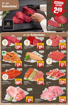 Rindfleisch im REWE Prospekt "Dein Markt" mit 30 Seiten (Augsburg)